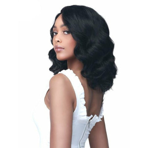 Bobbi Boss 100% Human Hair Lace Front Wig - MHLF597 Super Wave 14" Bobbi Boss